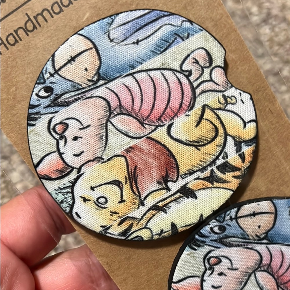 Handmade Cartoon Car Coasters - Picture 2 of 2